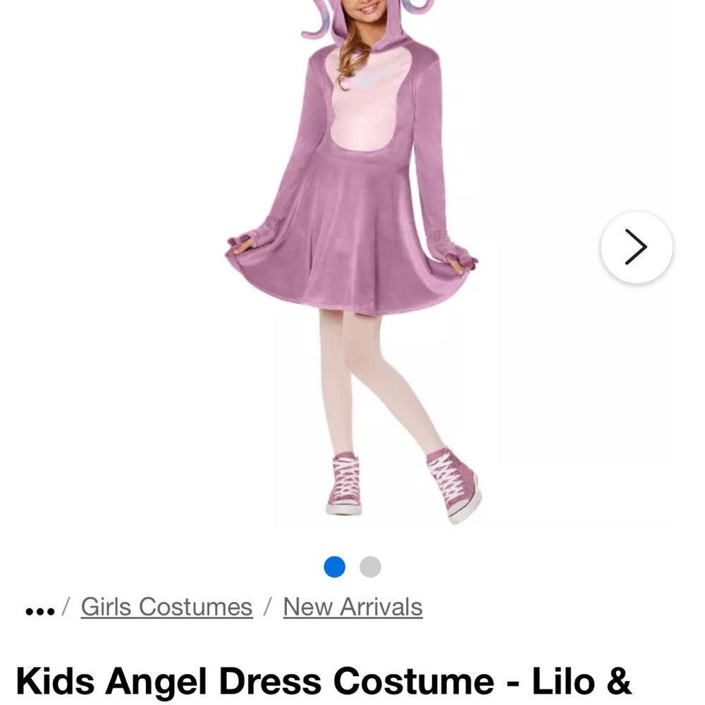 Spirit Kids Angel Dress Costume - Purple